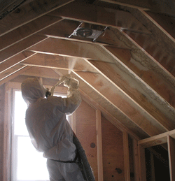  NH attic spray foam insulation